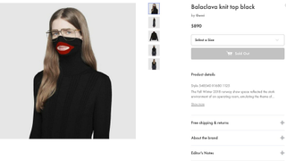 Gucci Pulls $890 Sweater Following Blackface Backlash